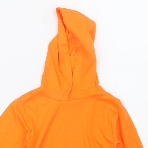 Preworn Boys Orange   Pullover Hoodie Size 2-3 Years