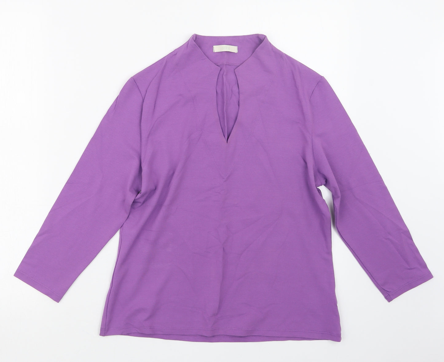 Marks and Spencer Womens Purple   Basic T-Shirt Size 16