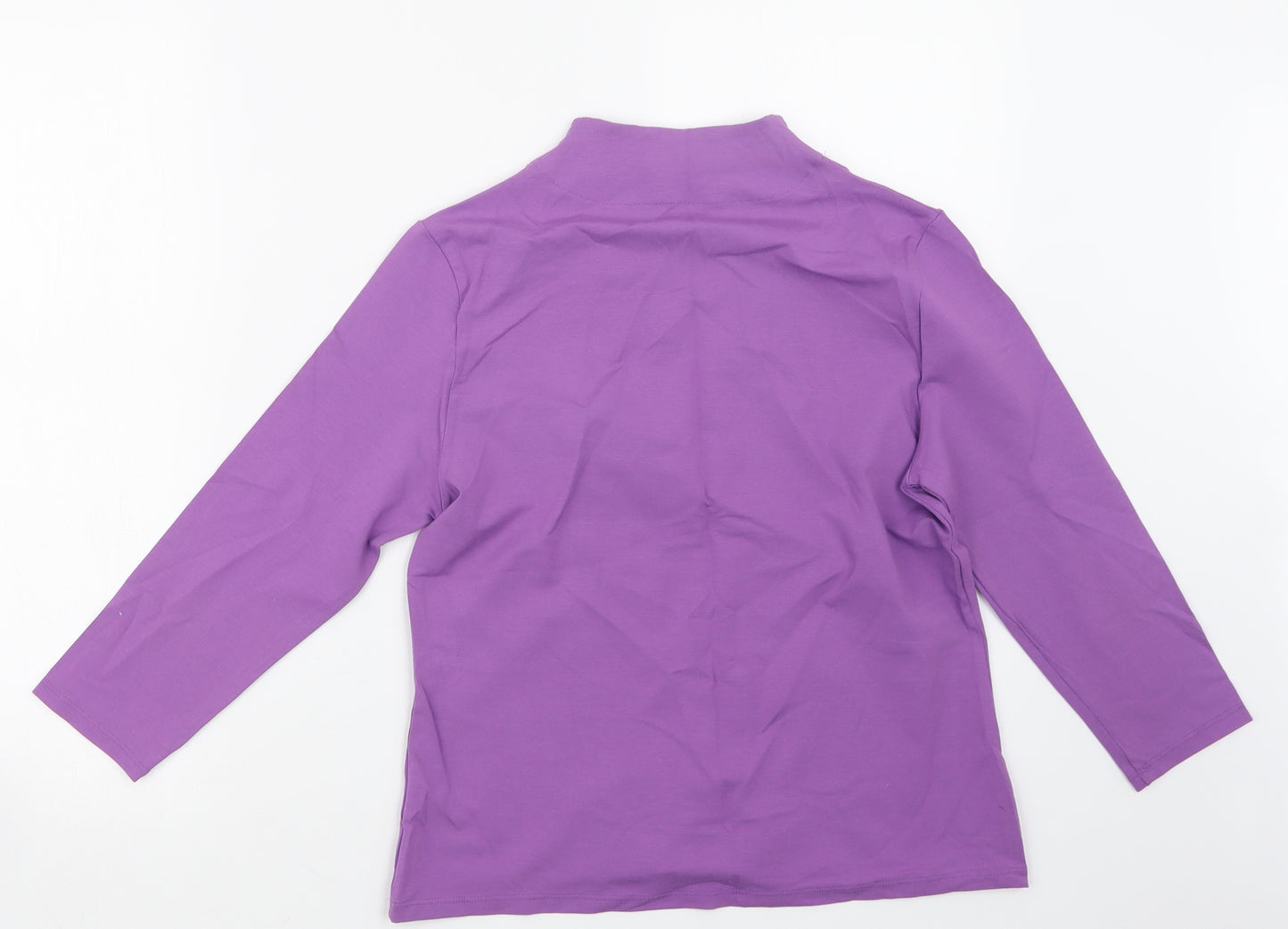 Marks and Spencer Womens Purple   Basic T-Shirt Size 16