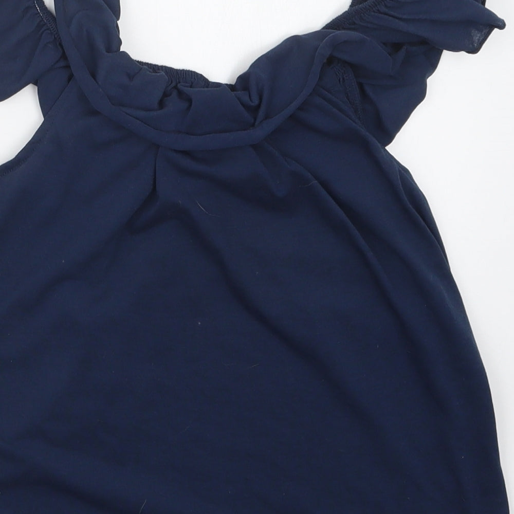 H&M Girls Blue   Basic T-Shirt Size 9-10 Years