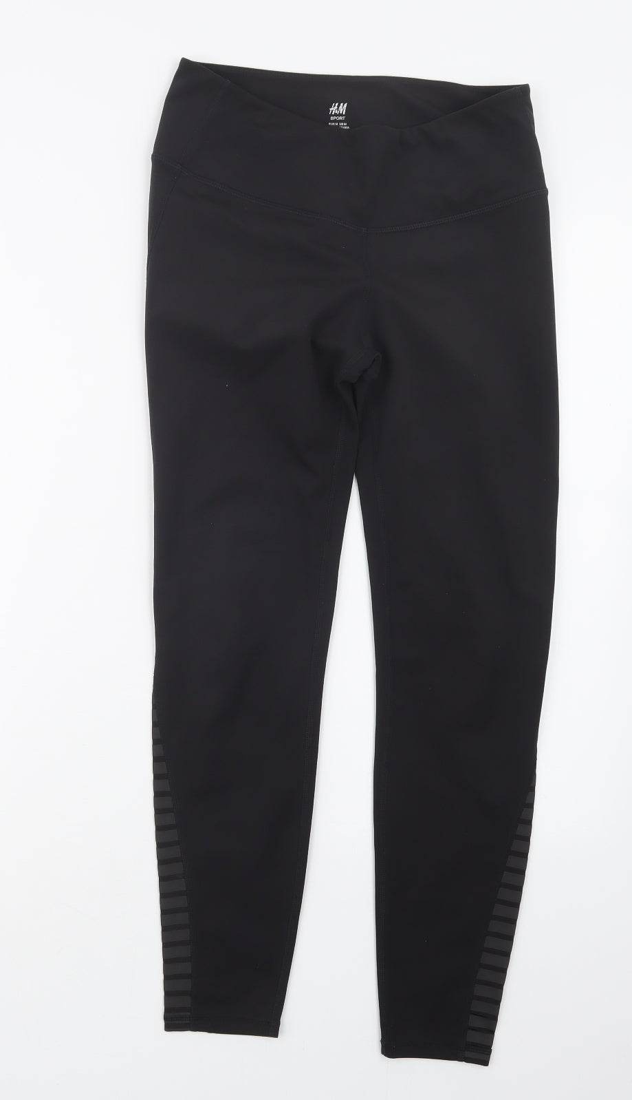 H&M Womens Black   Capri Leggings Size M L25 in