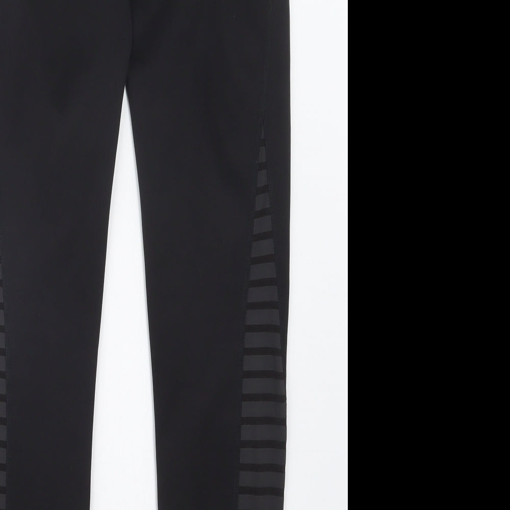 H&M Womens Black   Capri Leggings Size M L25 in