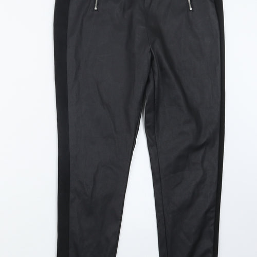 Zara Womens Black   Trousers  Size L L27.5 in