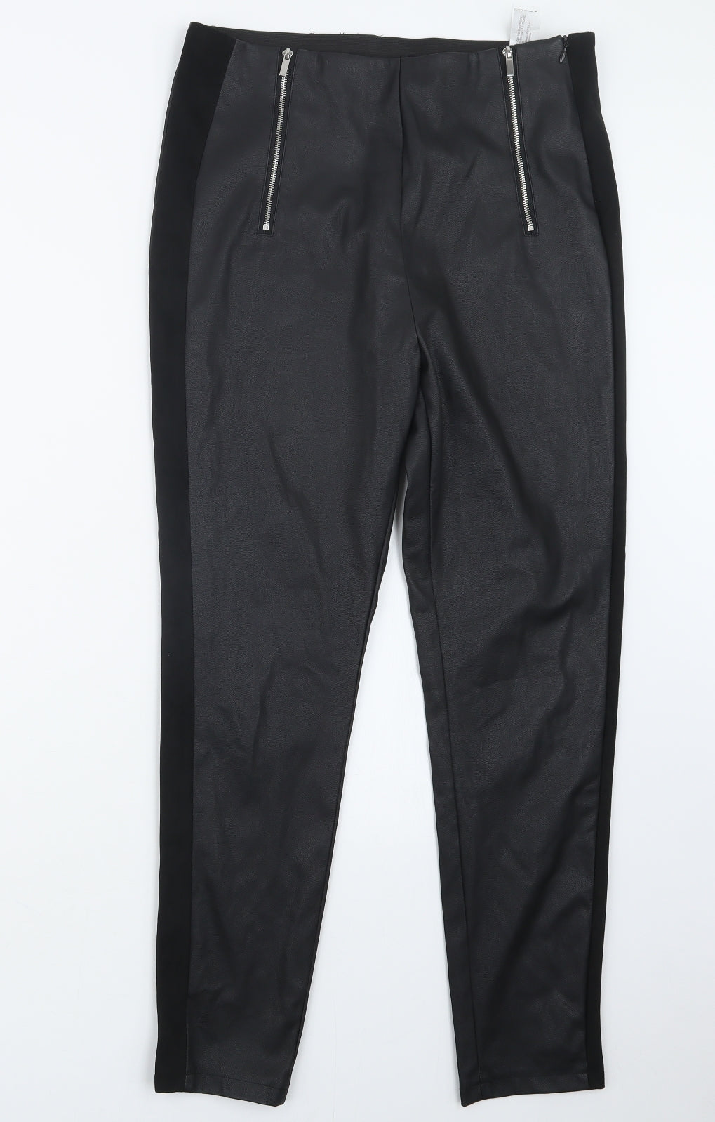 Zara Womens Black   Trousers  Size L L27.5 in