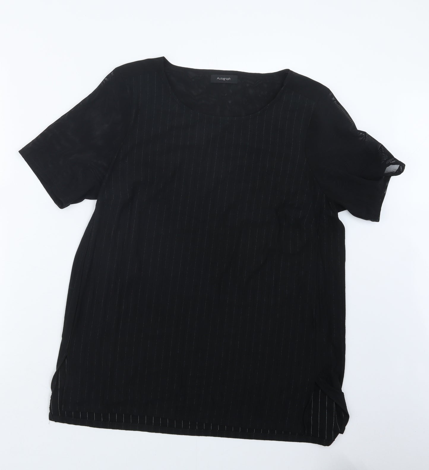 Autograph Womens Black   Basic T-Shirt Size 16