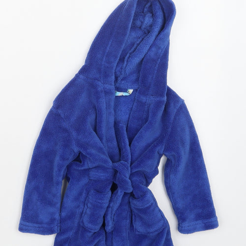 Earlydays Boys Blue Geometric  Babydoll Robe Size 12-18 Months