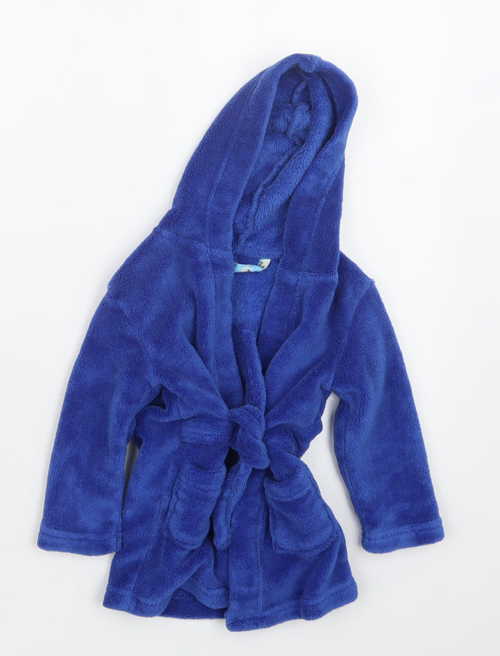 Earlydays Boys Blue Geometric Babydoll Robe Size 12-18 Months