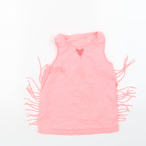 NEXT Girls Pink   Basic T-Shirt Size 6 Years