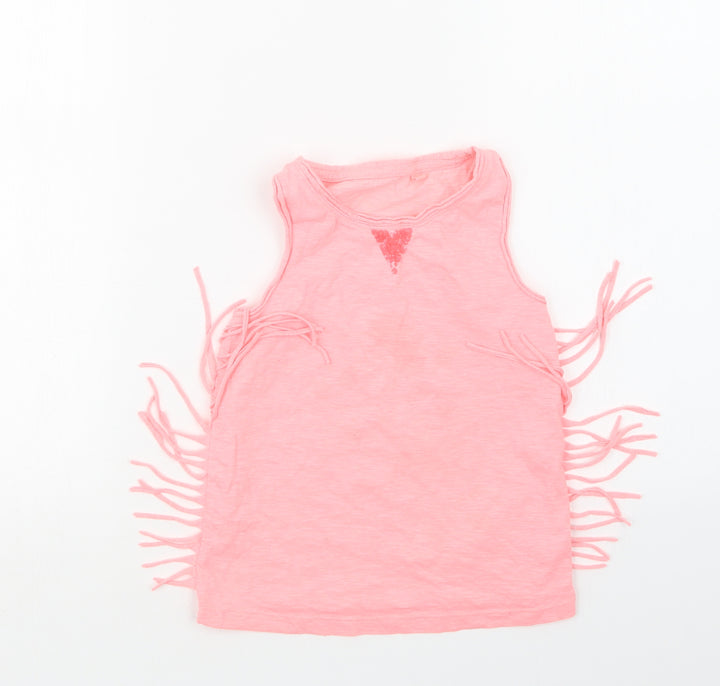 NEXT Girls Pink   Basic T-Shirt Size 6 Years