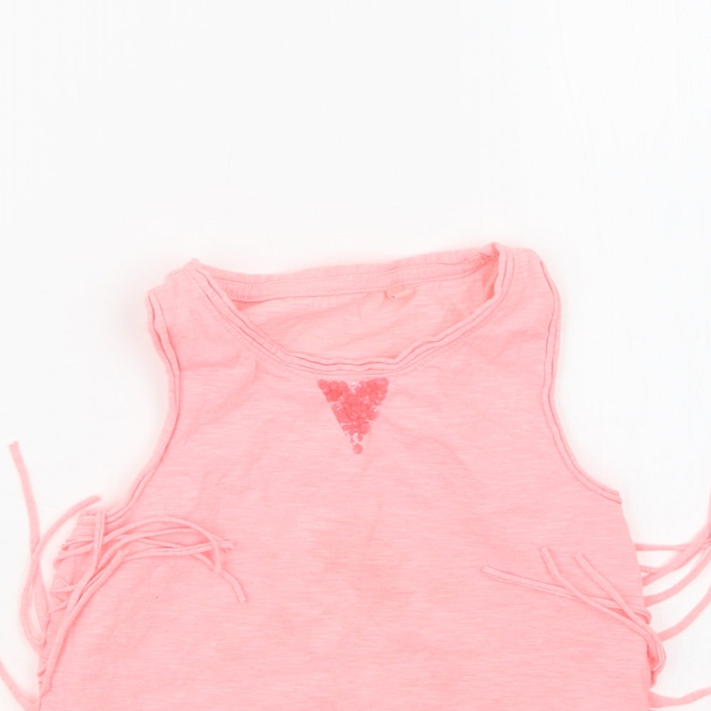 NEXT Girls Pink   Basic T-Shirt Size 6 Years