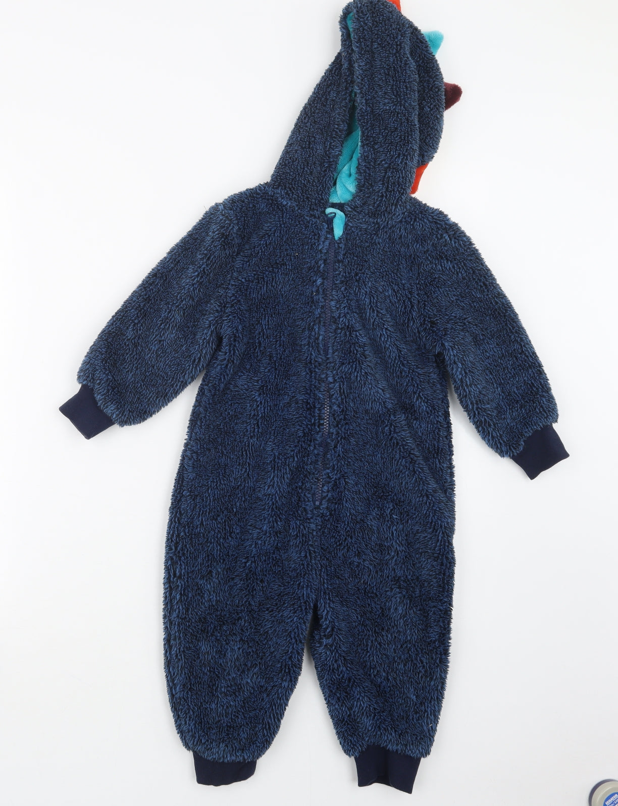 NEXT Boys Blue Geometric  Babydoll One Piece Size 18-24 Months