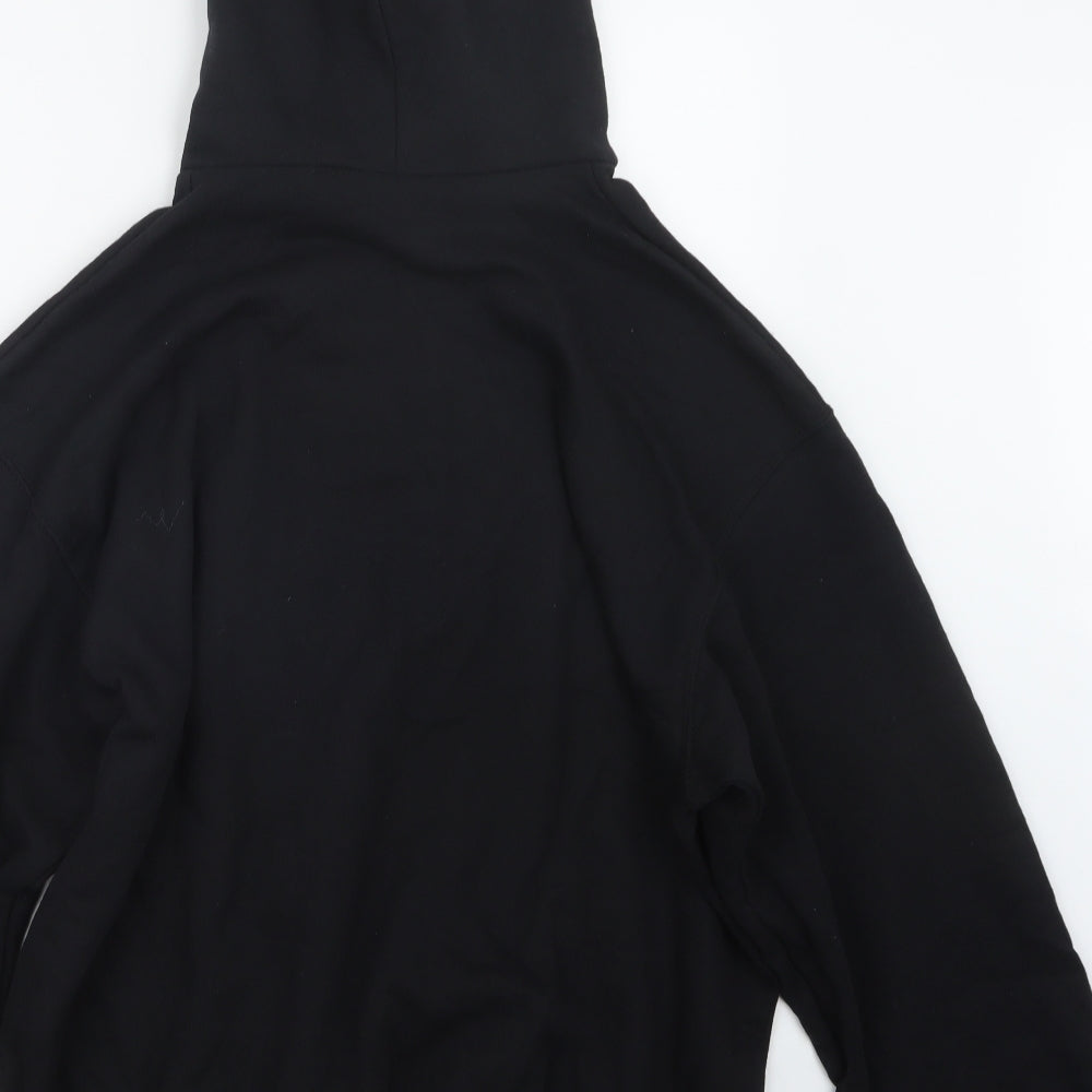 Fruit of the Loom Mens Black   Pullover Hoodie Size L