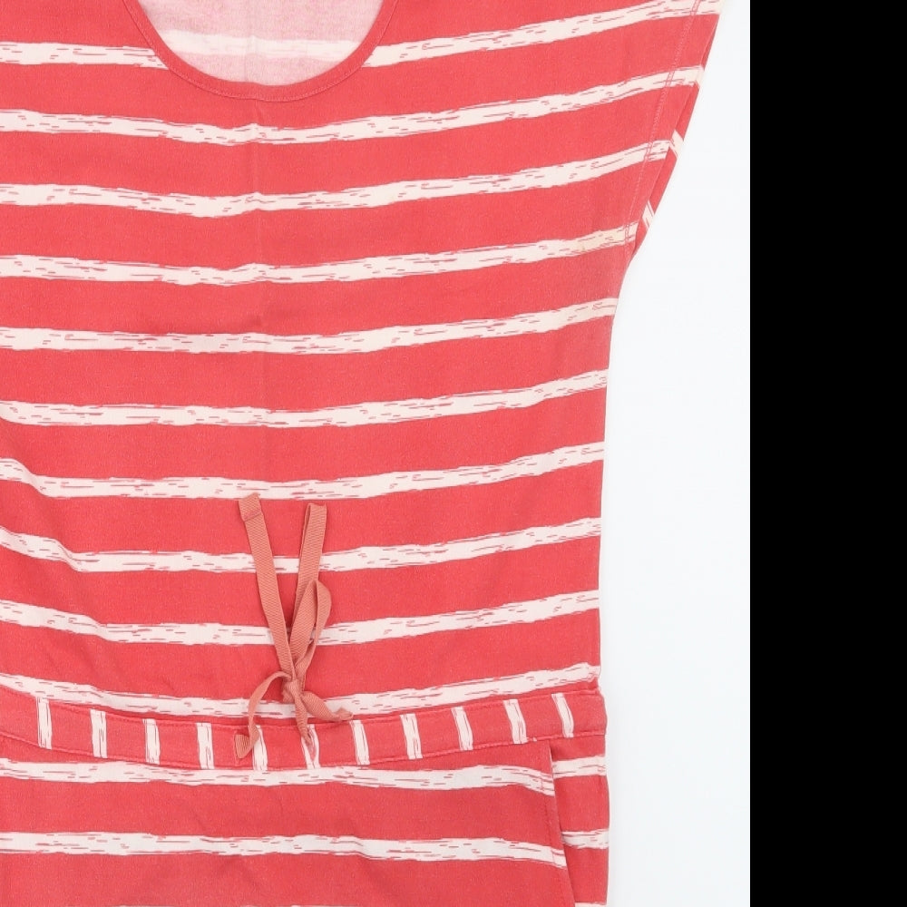 Craghoppers Womens Red Striped  Basic T-Shirt Size 12