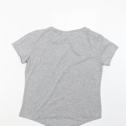 Bravado Womens Grey   Basic T-Shirt Size 14