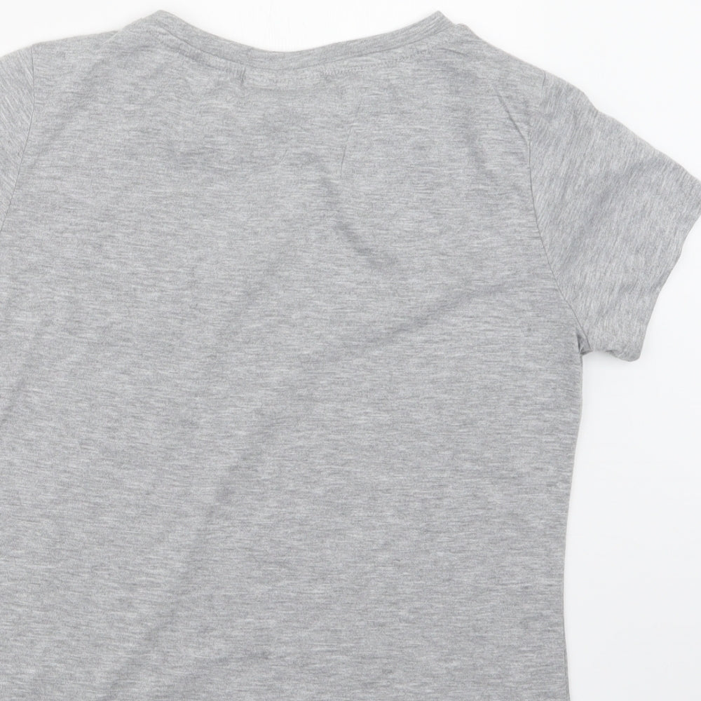 Bravado Womens Grey   Basic T-Shirt Size 14