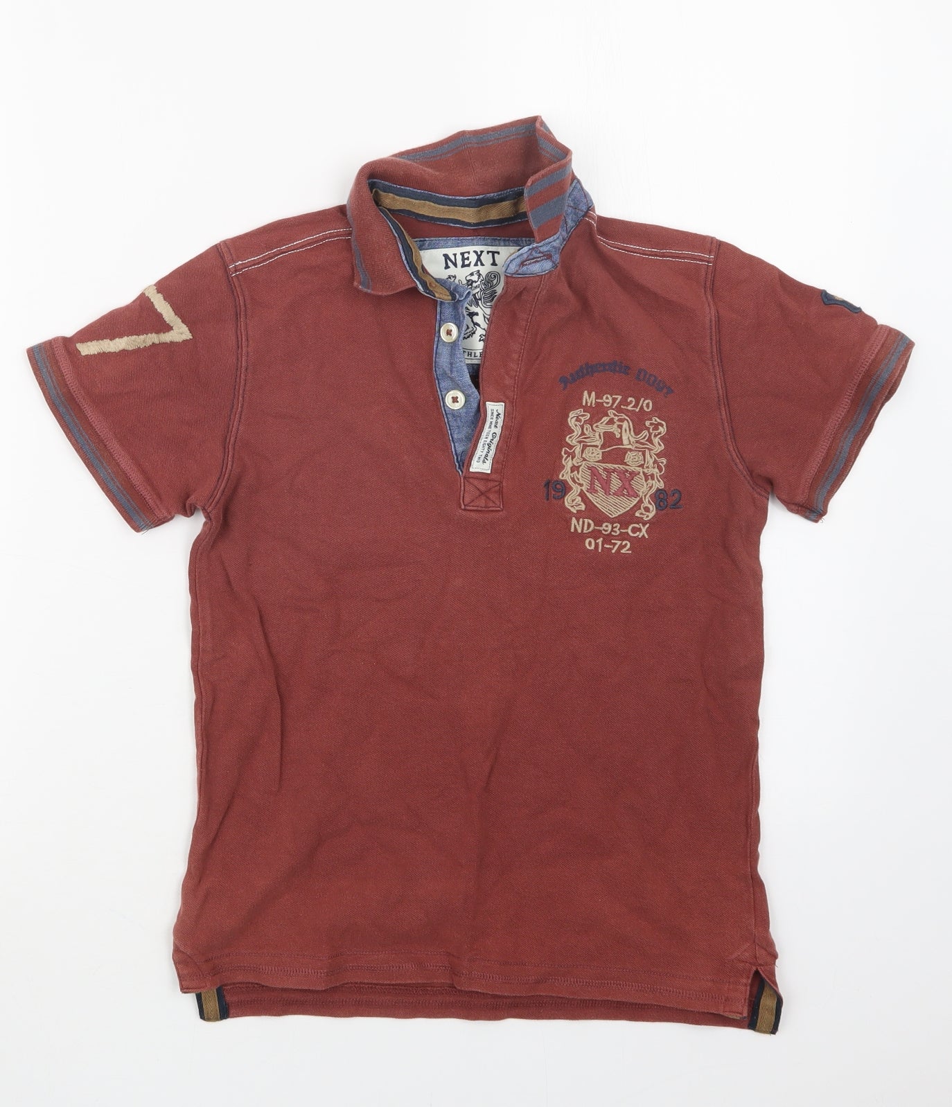 NEXT Boys Brown   Basic Polo Size 9 Years