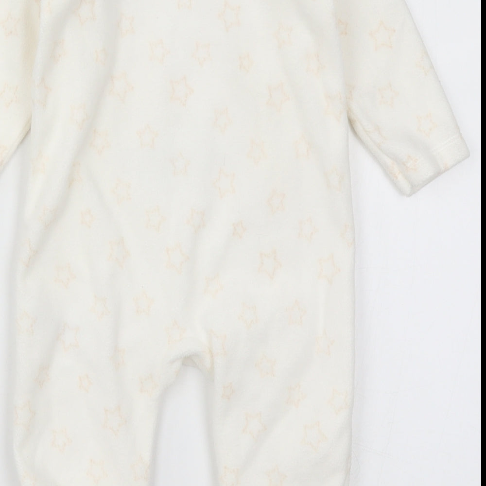 Preworn Baby White Geometric  Cami One Piece Size 6-9 Months  - Winnie the Pooh Hello Little One