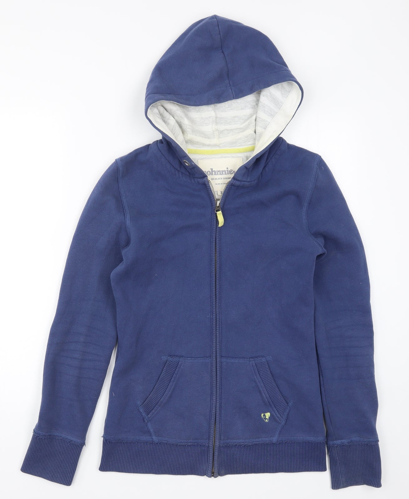 Johnnie B Womens Blue   Full Zip Hoodie Size L