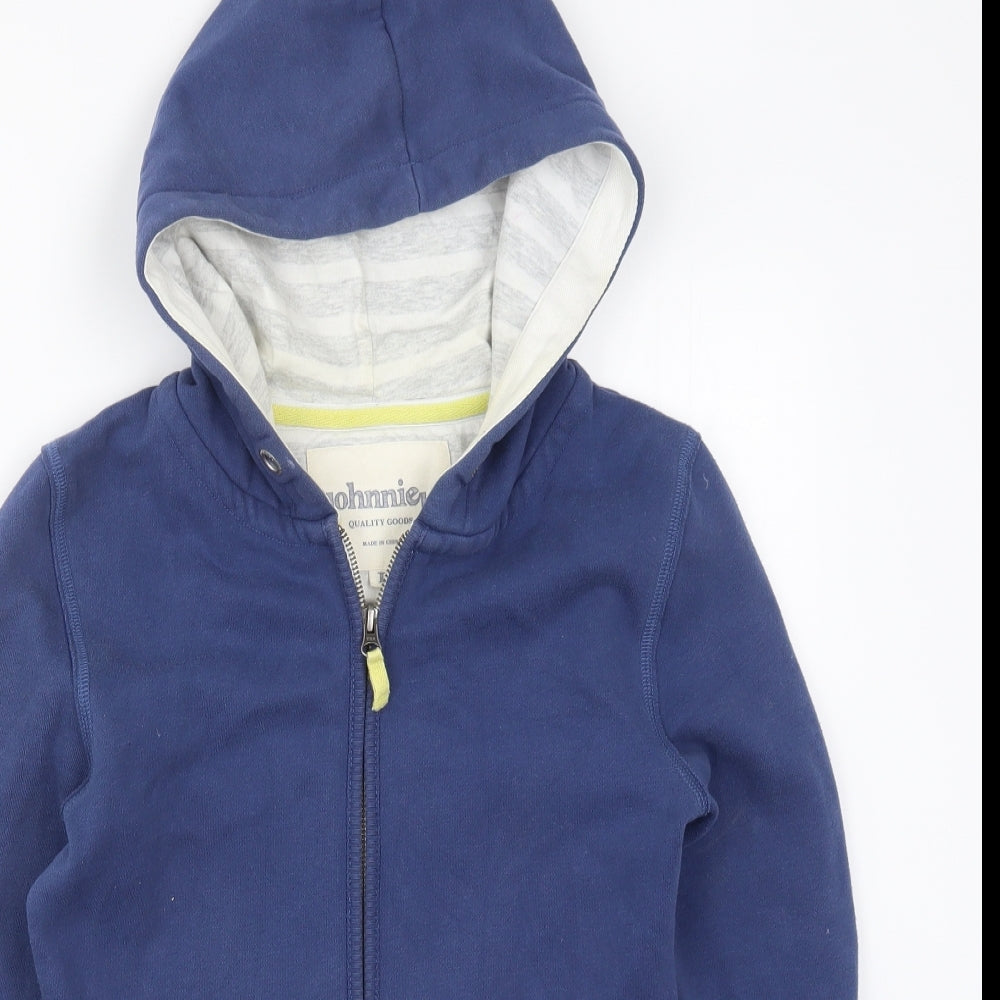Johnnie B Womens Blue   Full Zip Hoodie Size L