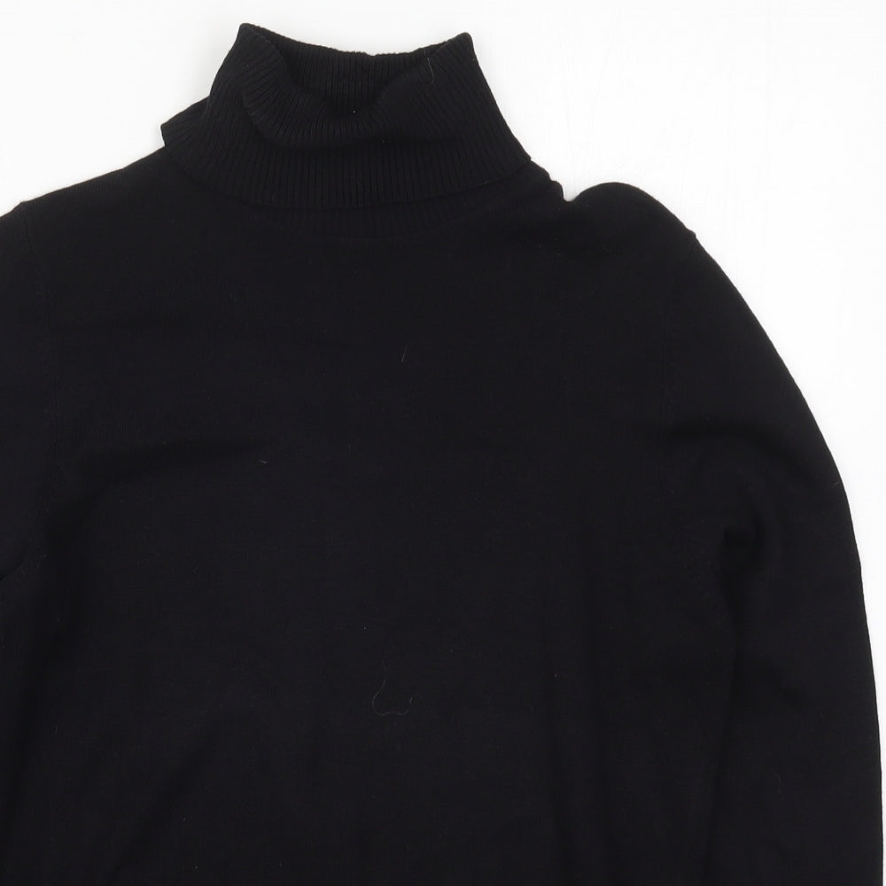 Papaya Womens Black  Knit Pullover Jumper Size 14