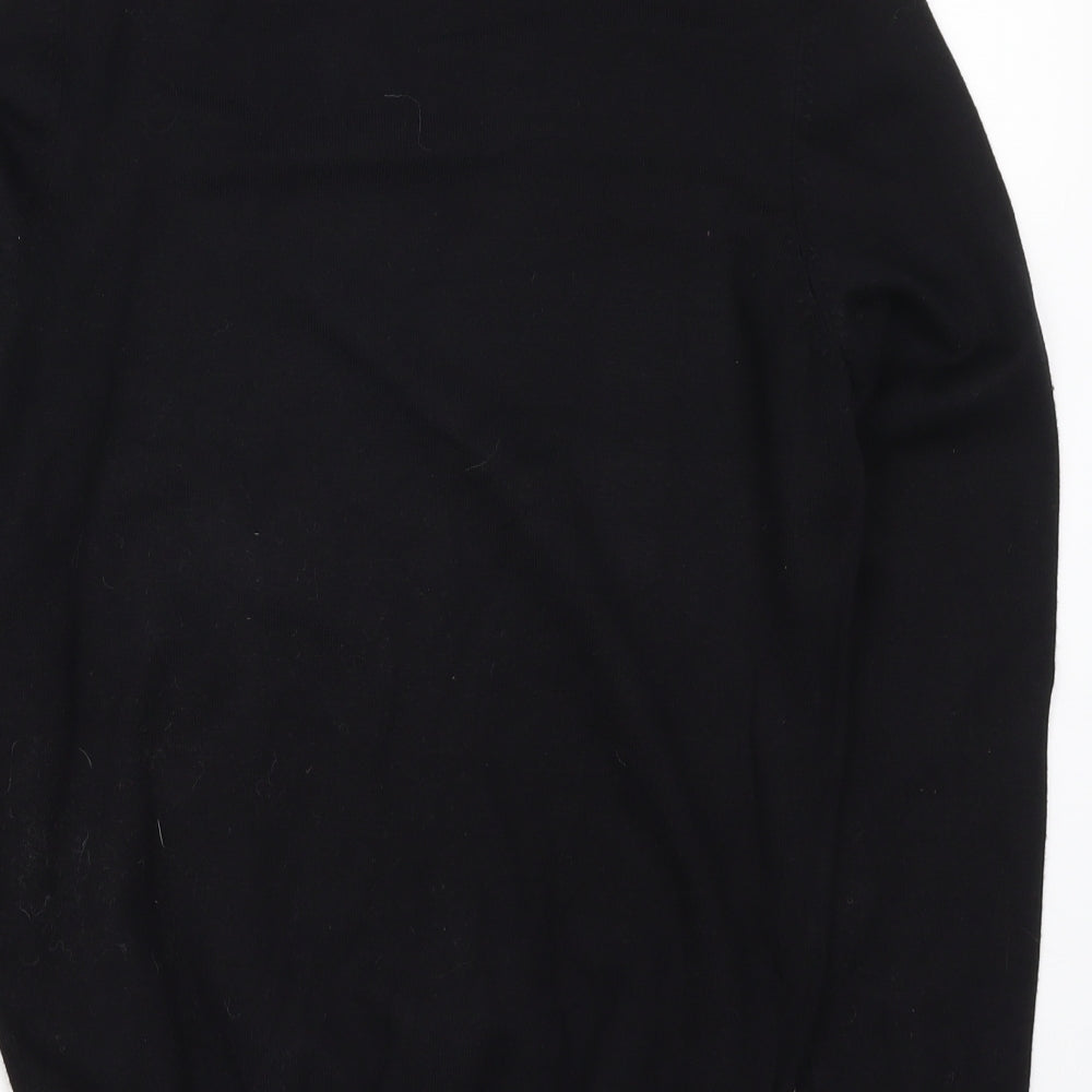 Papaya Womens Black  Knit Pullover Jumper Size 14