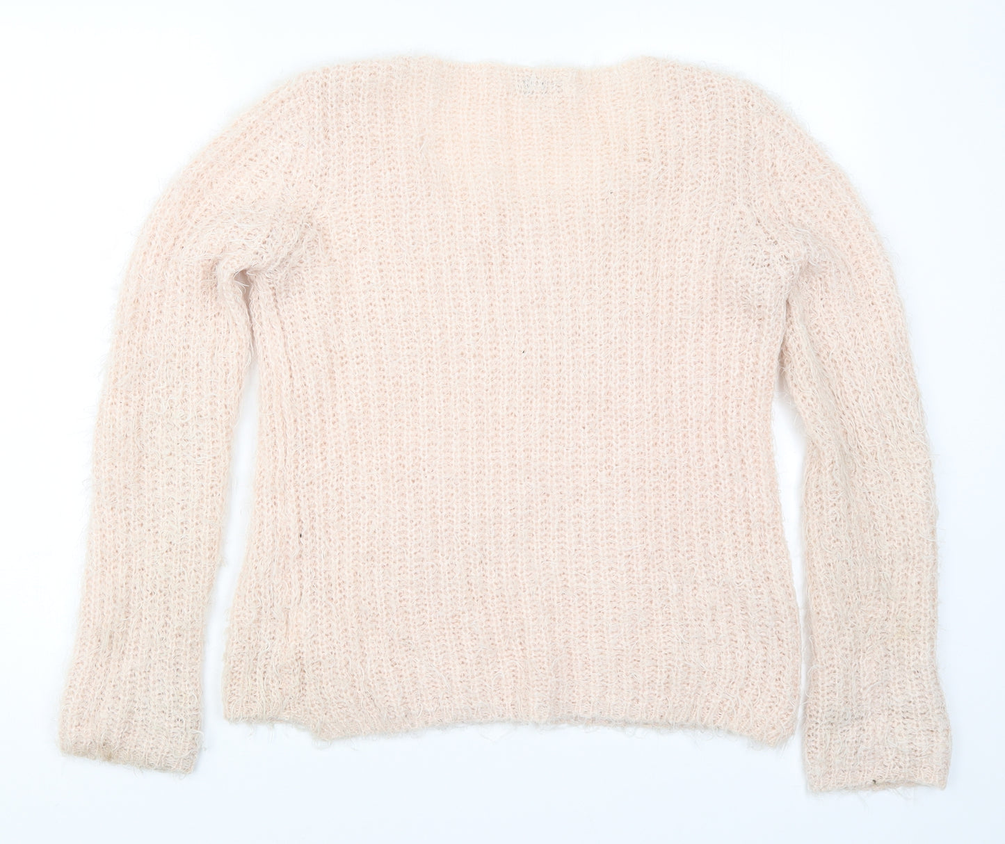 Exuiss's Womens Pink  Knit Pullover Jumper One Size