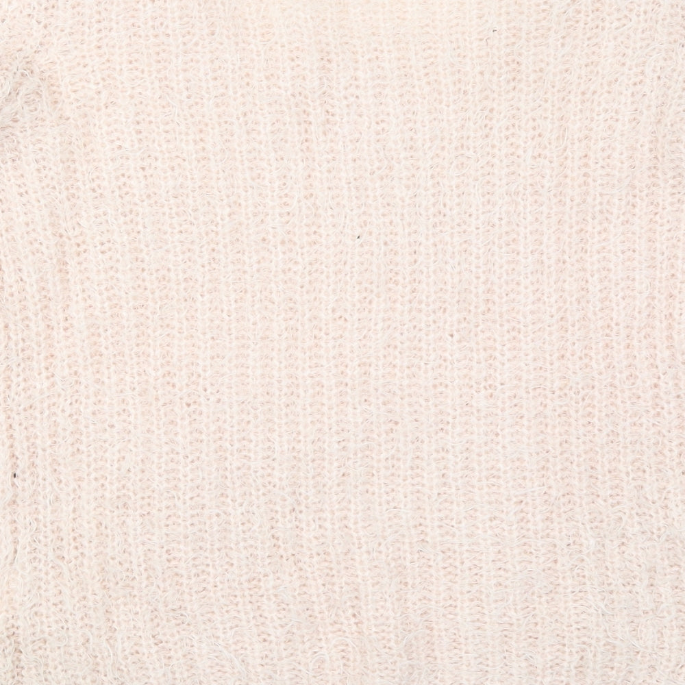 Exuiss's Womens Pink  Knit Pullover Jumper One Size