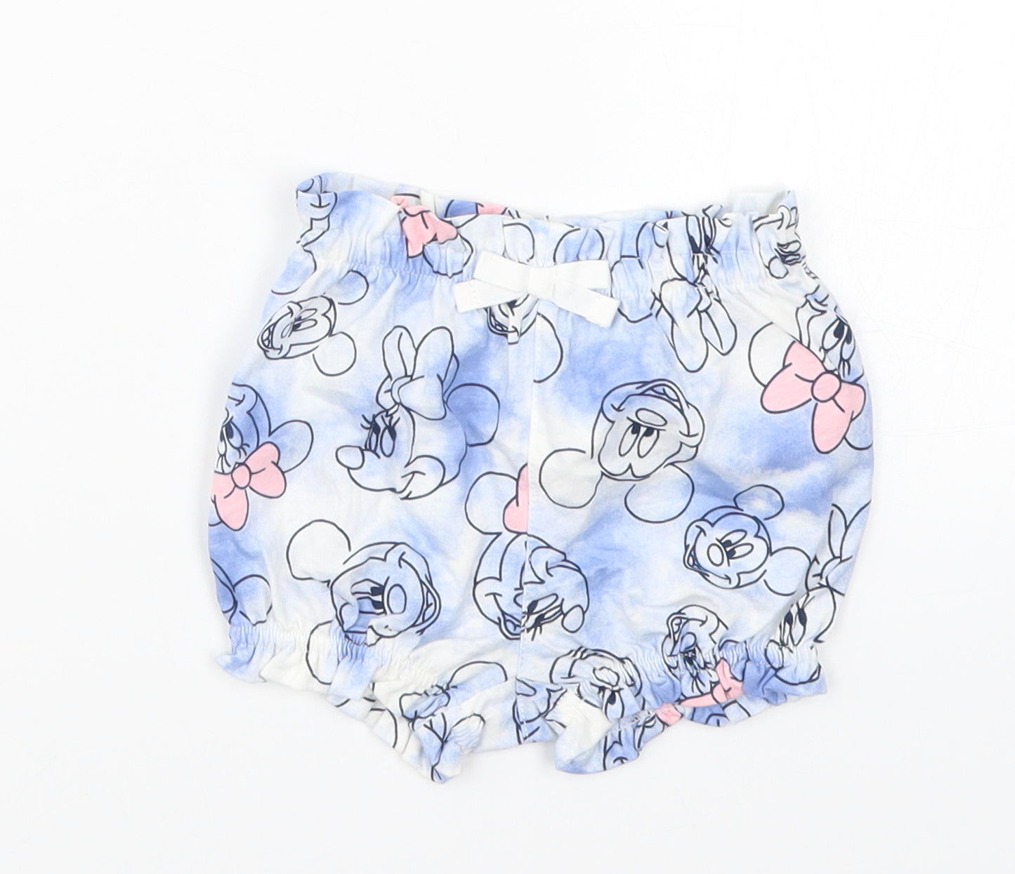 Gap Baby Blue   Cropped Trousers Size 3-6 Months  - Mickey Minnie Mouse Pyjamas