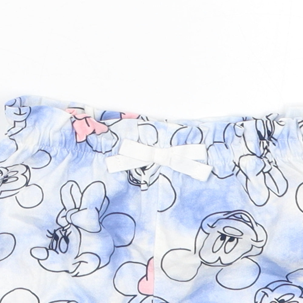 Gap Baby Blue   Cropped Trousers Size 3-6 Months  - Mickey Minnie Mouse Pyjamas
