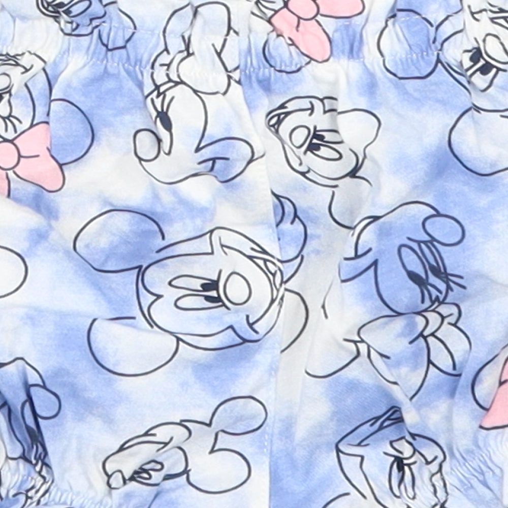 Gap Baby Blue   Cropped Trousers Size 3-6 Months  - Mickey Minnie Mouse Pyjamas