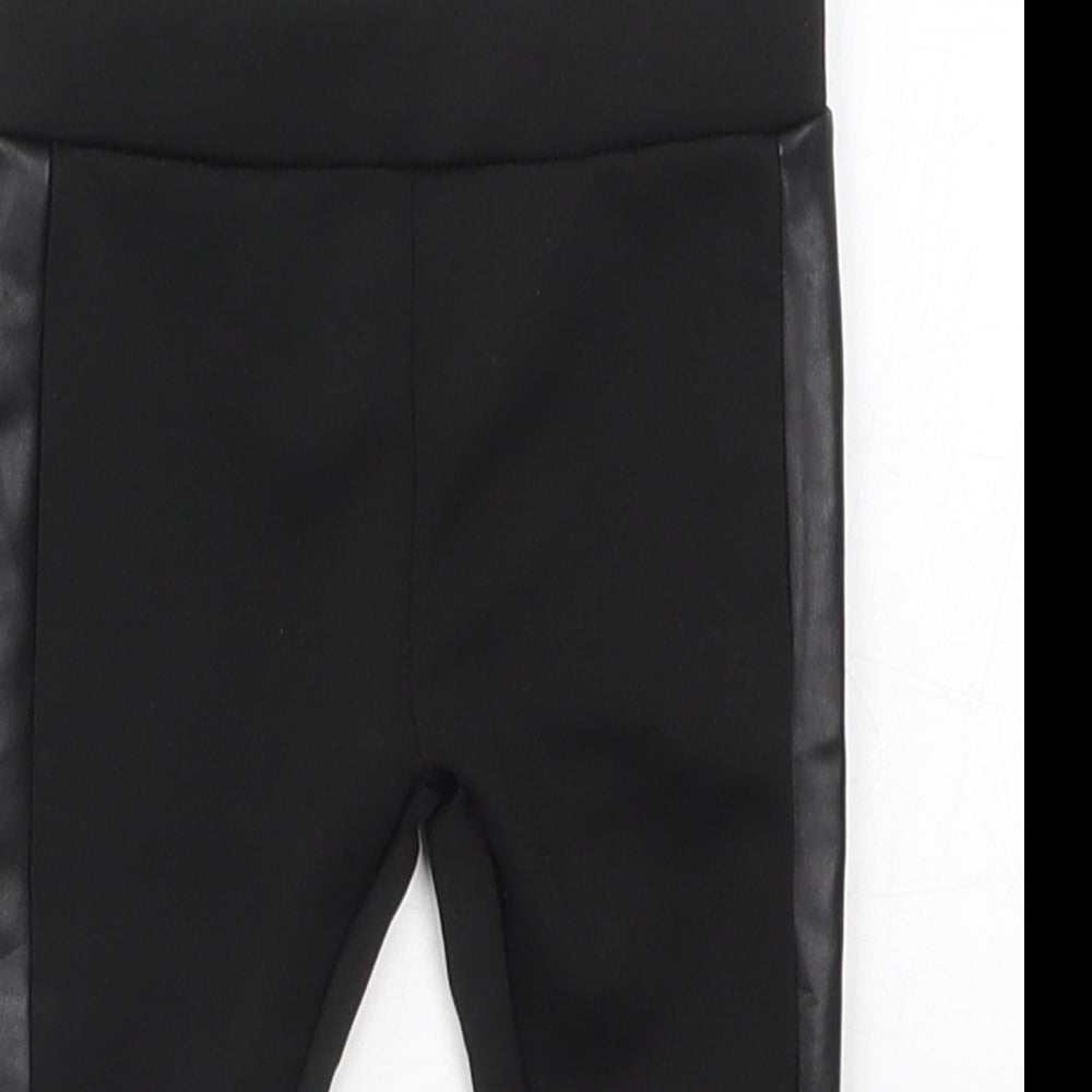 Firetrap Girls Black   Capri Leggings Size 0-3 Months