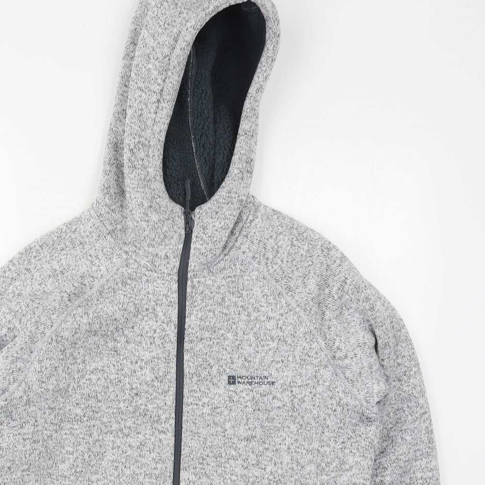 Mountain Warehouse Womens Grey   Full Zip Hoodie Size 14