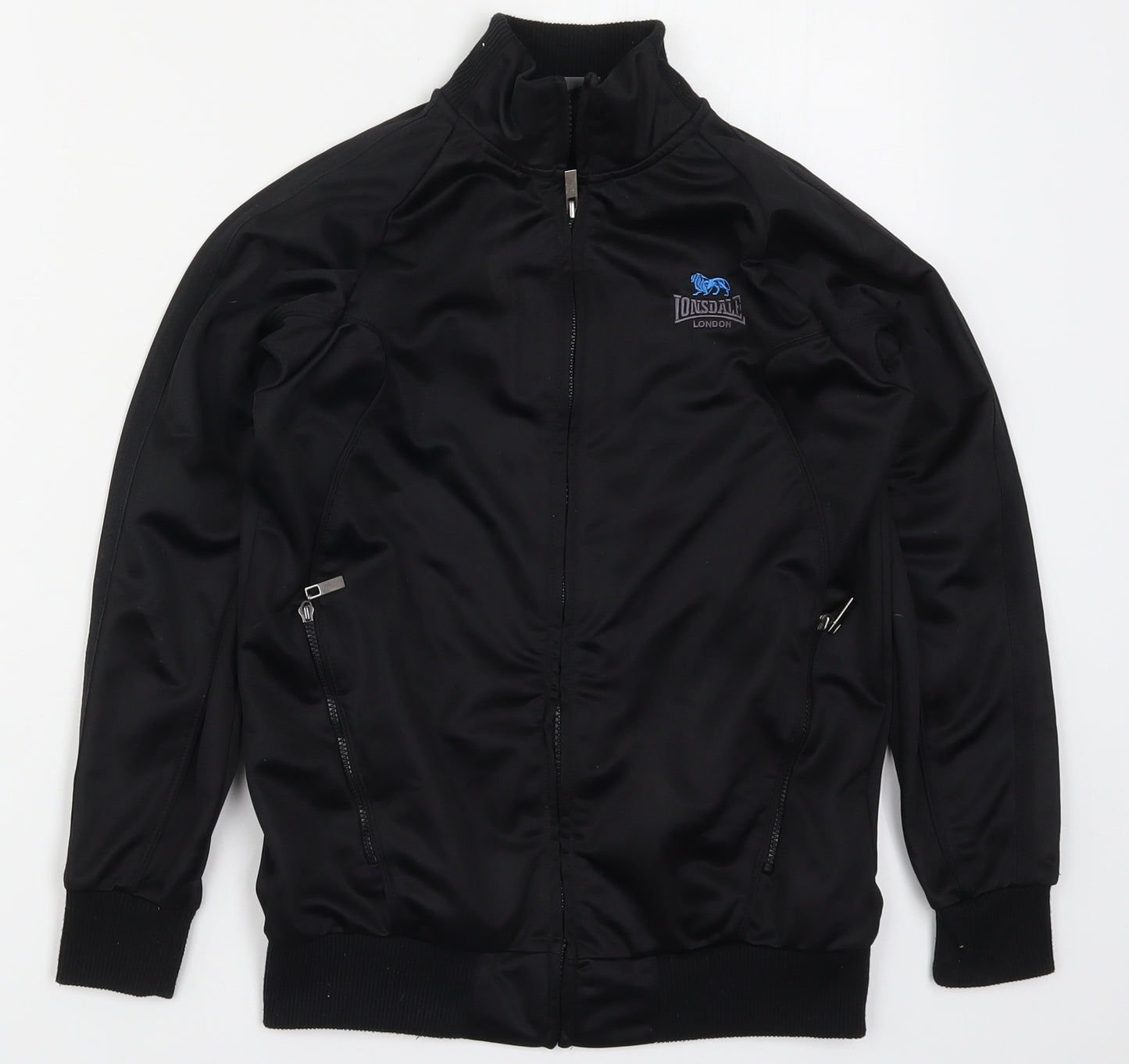 Lonsdale Boys Black   Full Zip Sweatshirt Size 7-8 Years