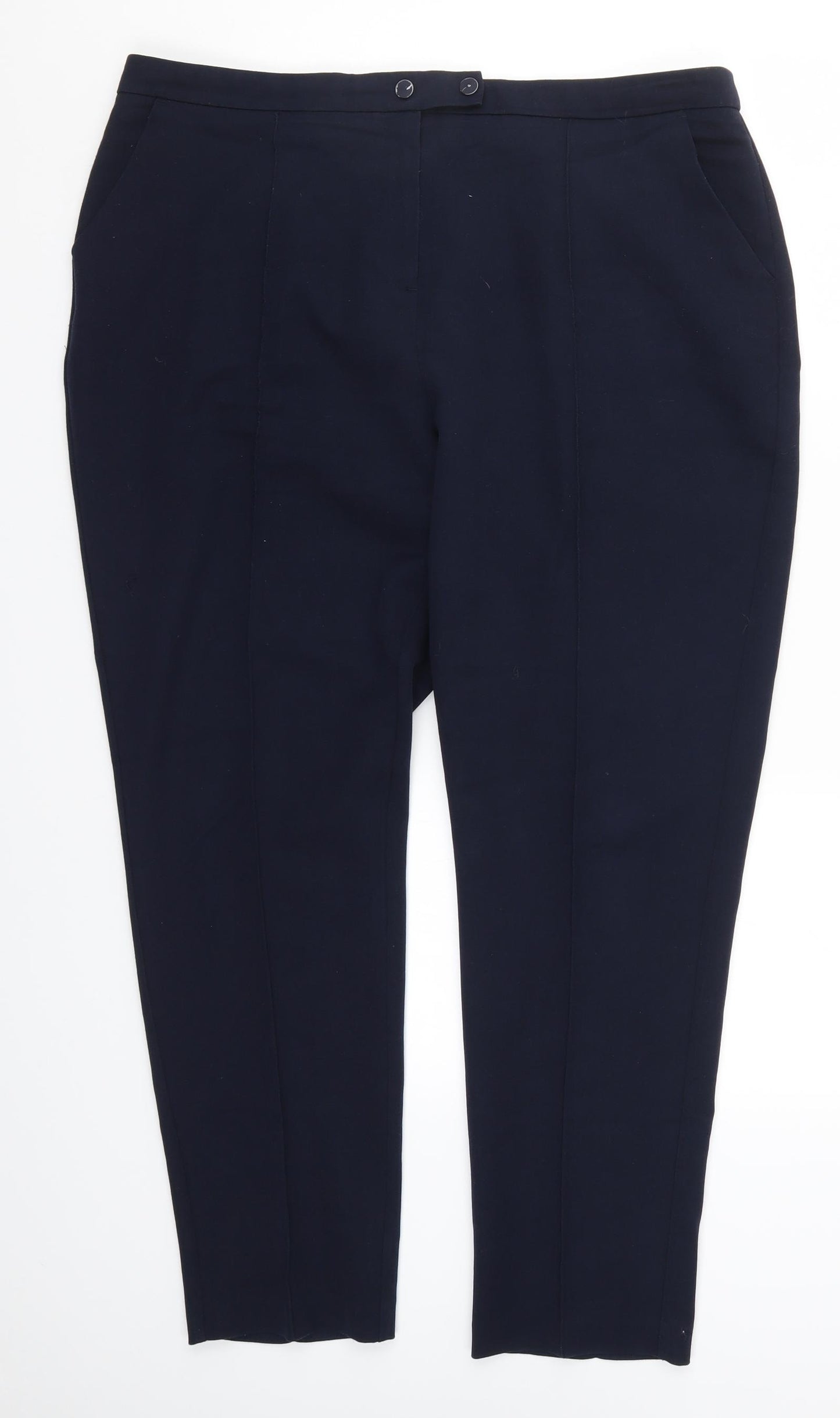 F&F Womens Blue   Trousers  Size 16 L27 in