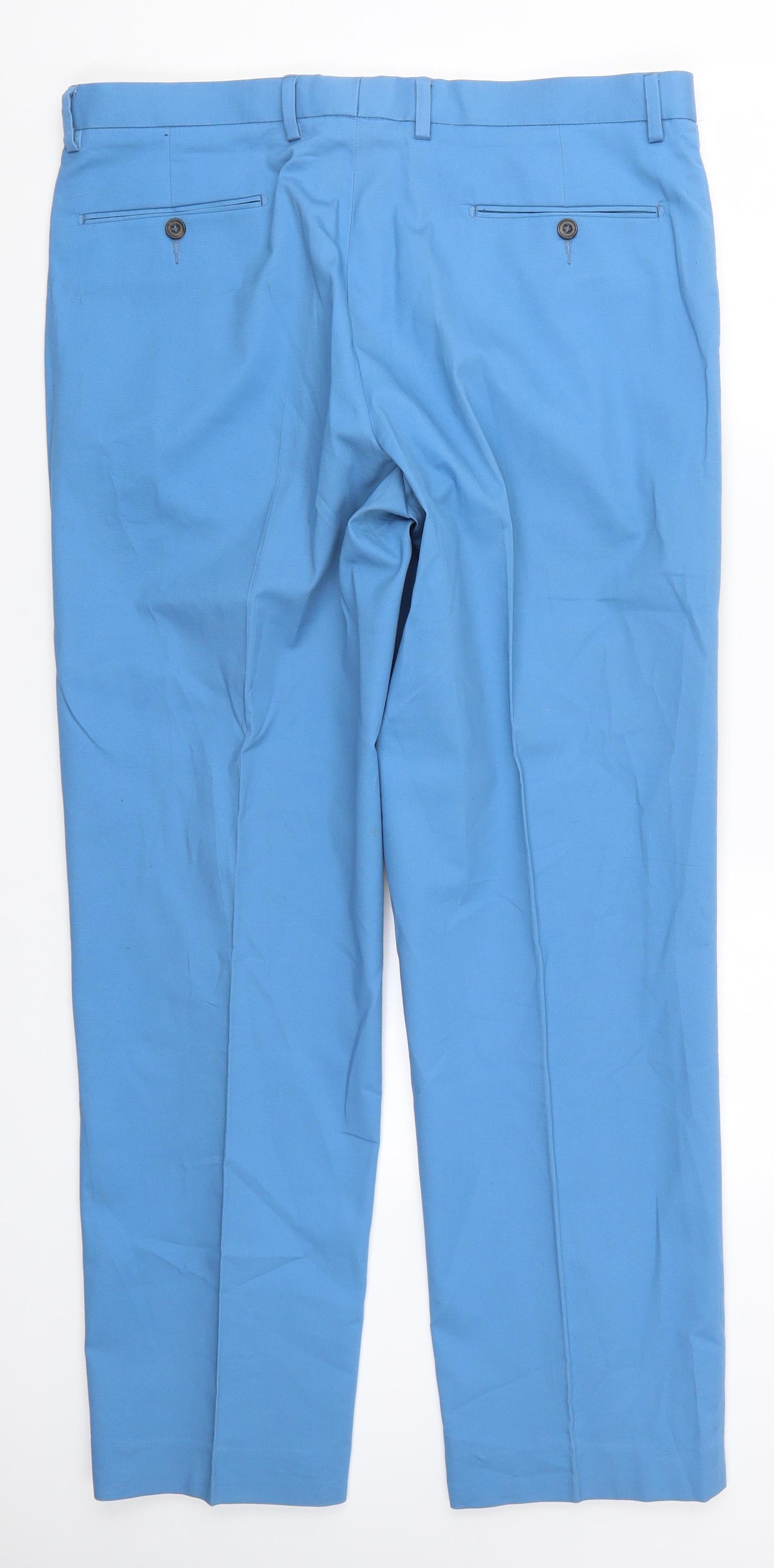 Marks and Spencer Mens Blue   Trousers  Size 36 L31 in