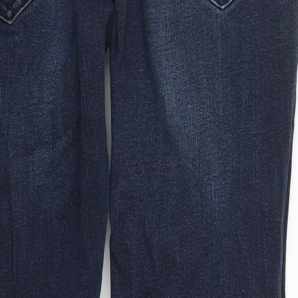 F&F Mens Blue  Denim Straight Jeans Size 32 L30 in