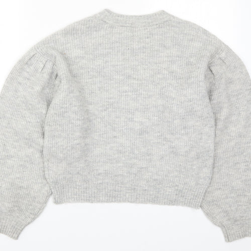 H&M Boys Grey  Knit Pullover Jumper Size 11-12 Years