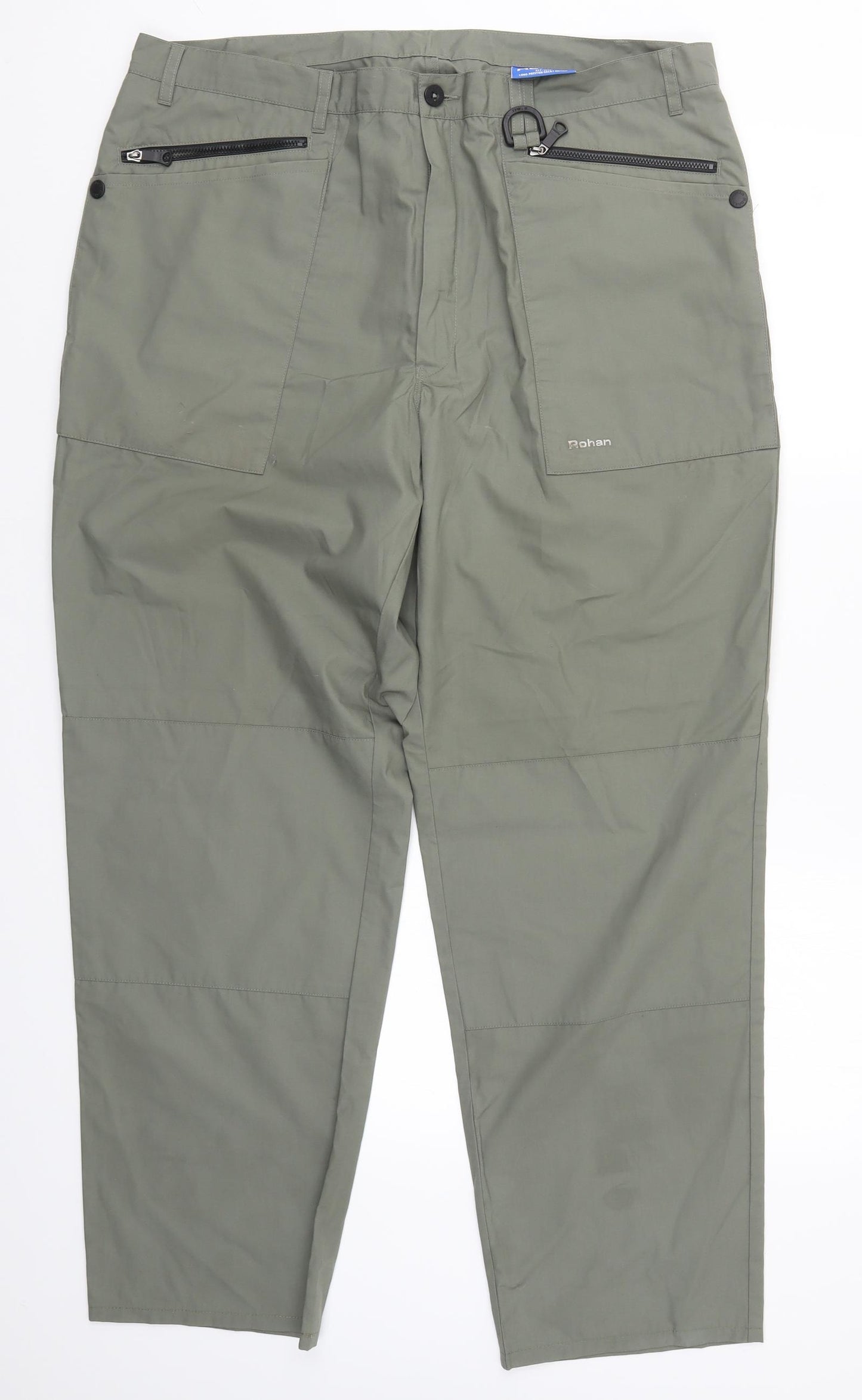 Rohan Mens Green   Cargo Trousers Size 40 L29 in