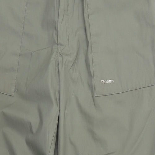Rohan Mens Green   Cargo Trousers Size 40 L29 in