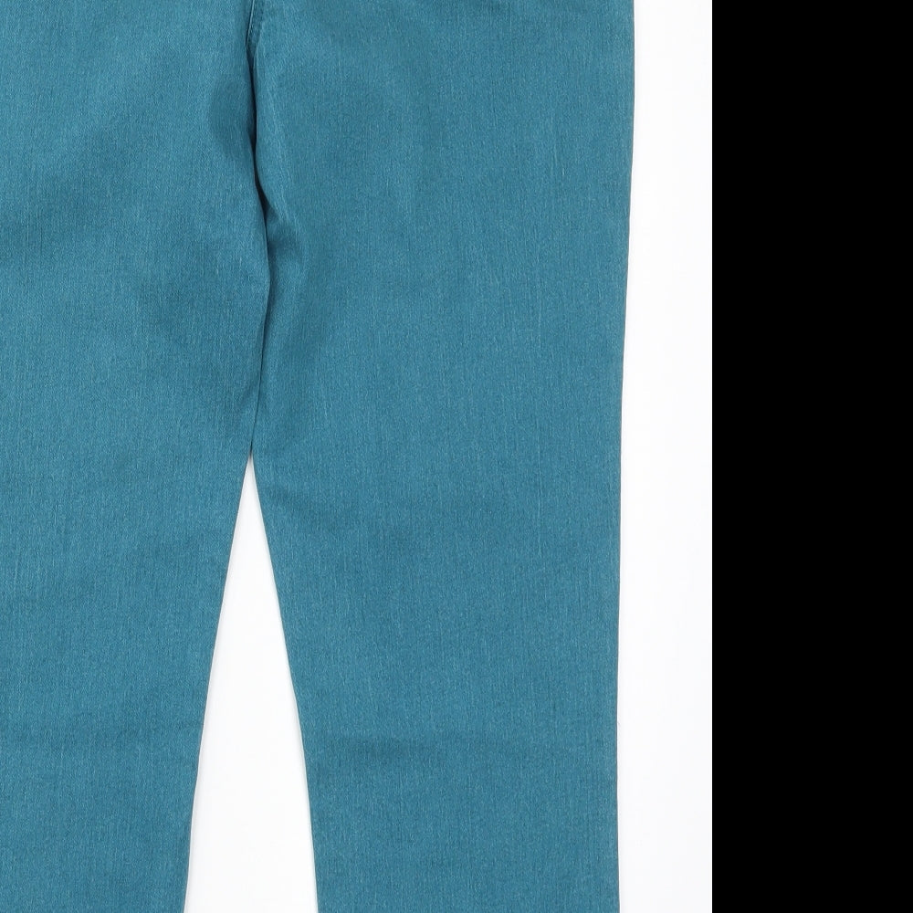 Preworn Womens Blue  Denim Straight Jeans Size 18 L25.5 in