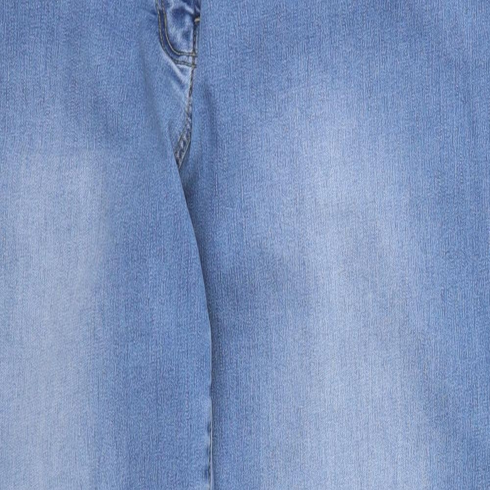 Bonmarché Womens Blue  Denim Tapered Jeans Size 18 L27 in