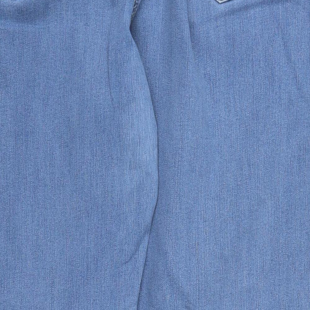 Bonmarché Womens Blue  Denim Tapered Jeans Size 18 L27 in