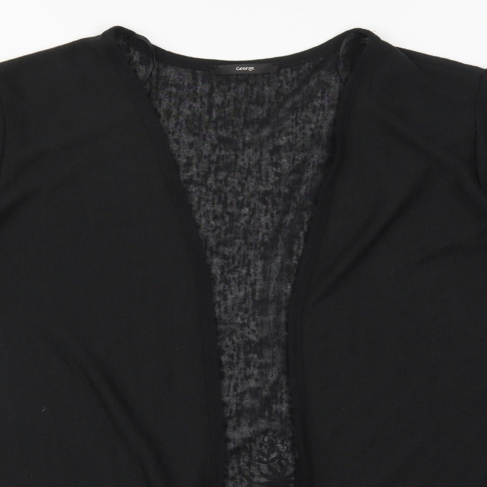George Womens Black   Cardigan Jumper Size 24