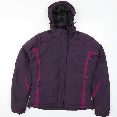 Parallel Womens Purple   Windbreaker Coat Size 8
