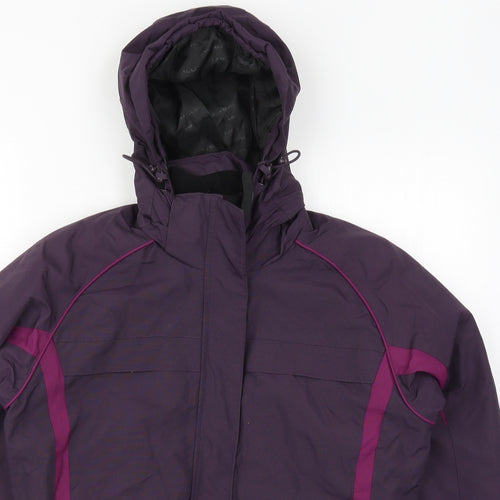 Parallel Womens Purple   Windbreaker Coat Size 8