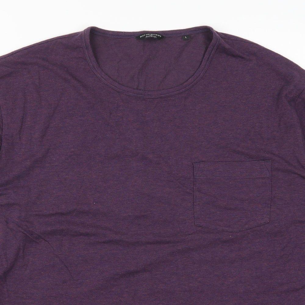 Marks and Spencer Mens Purple    T-Shirt Size L