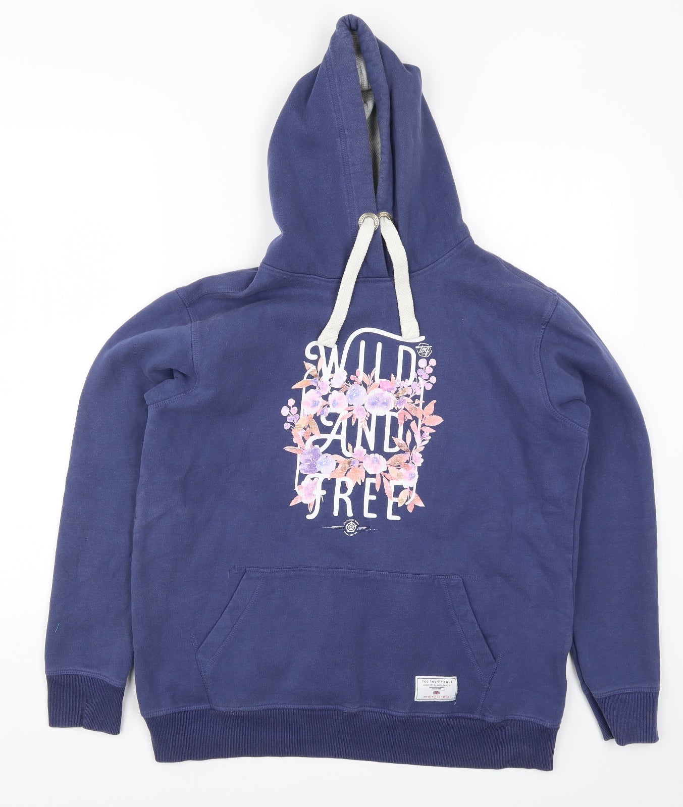 TOG 24 Womens Blue   Pullover Hoodie Size 14  - Wild and Free