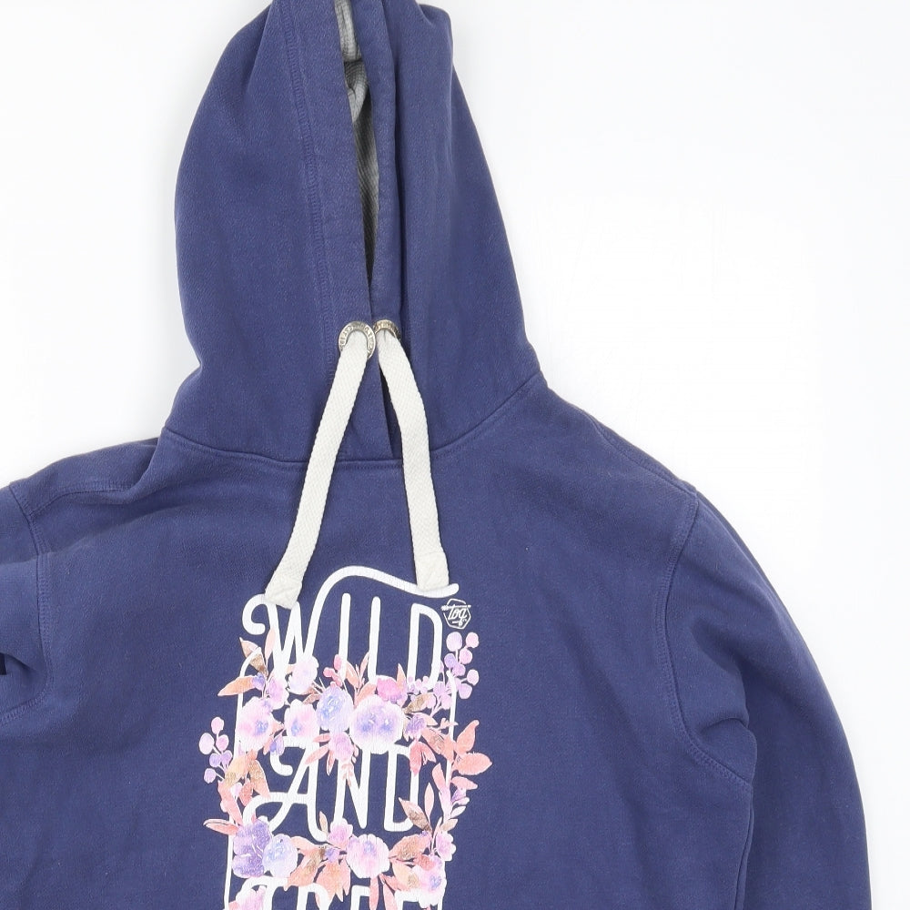 TOG 24 Womens Blue   Pullover Hoodie Size 14  - Wild and Free