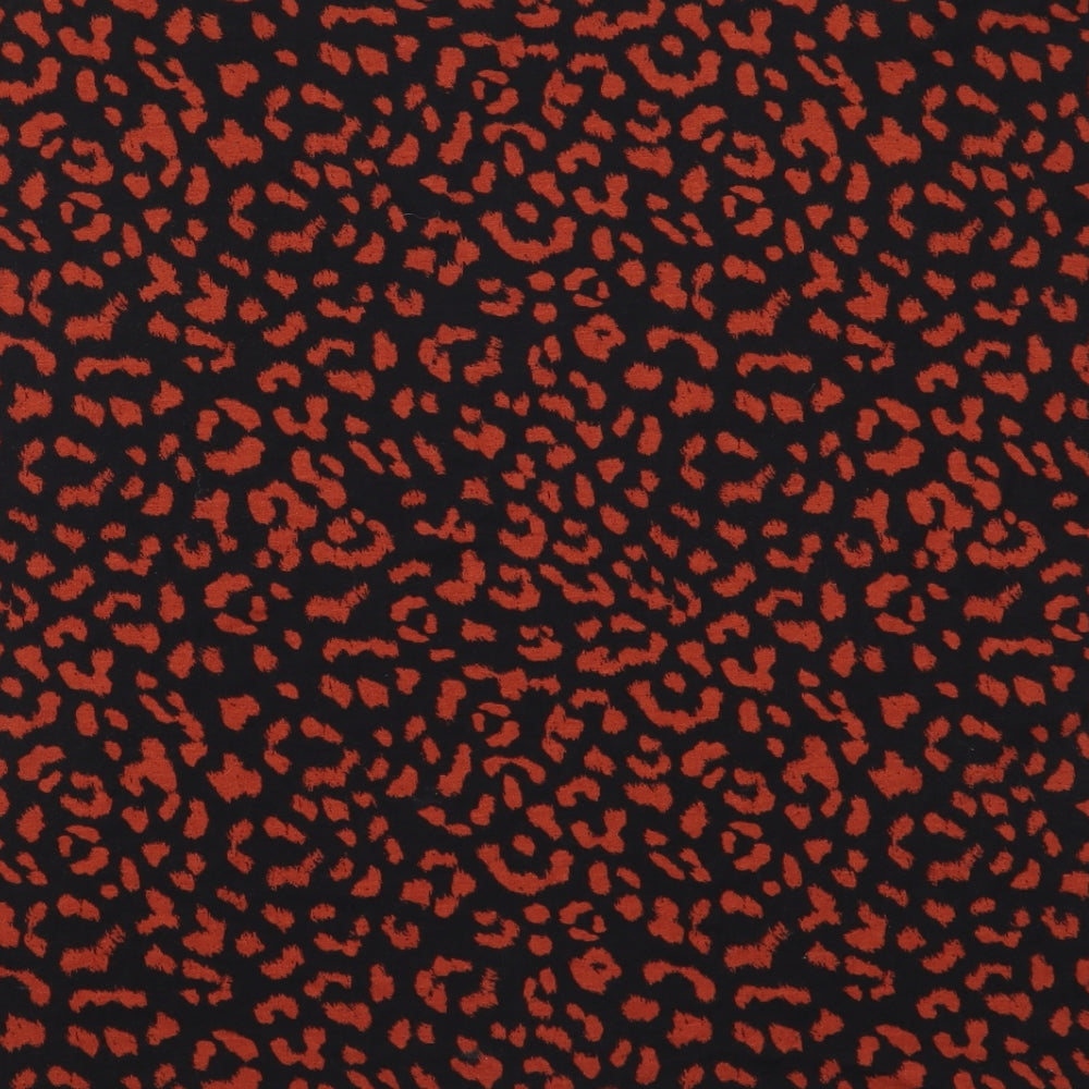 New Look Womens Brown Animal Print  Basic T-Shirt Size 14