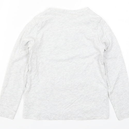 Primark Girls Grey Solid  Top Pyjama Top Size 7-8 Years  - Sleep and Snooze Koala